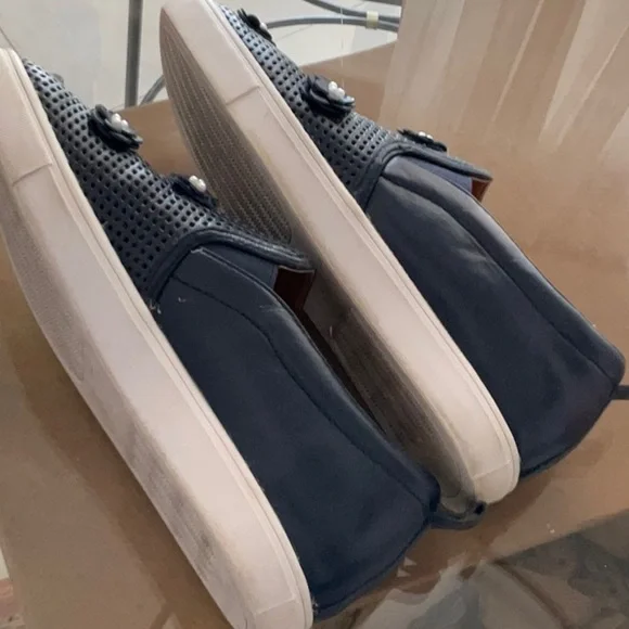 Caslon Blue Slip-On Sneakers with Heart Details - Picture 3 of 5